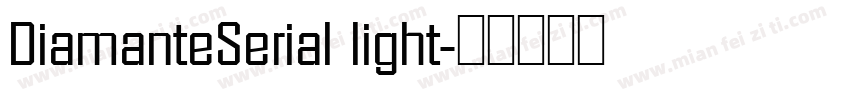 DiamanteSerial light字体转换